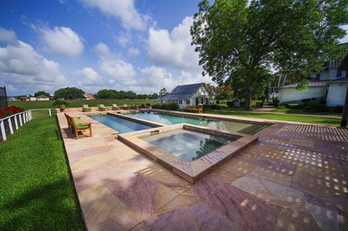 Outdoor pool at Great Oaks Recovery Center - Rehab near Houston, Texas