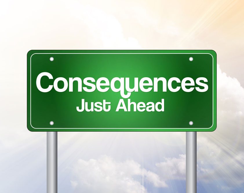 road sign that says consequences just ahead - consequences of drug abuse - great oaks recovery center - houston drug rehab and alcohol addiction treatment center - texas substance abuse treatment