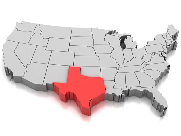 Combating Opioid Addiction in Texas - texas on us map